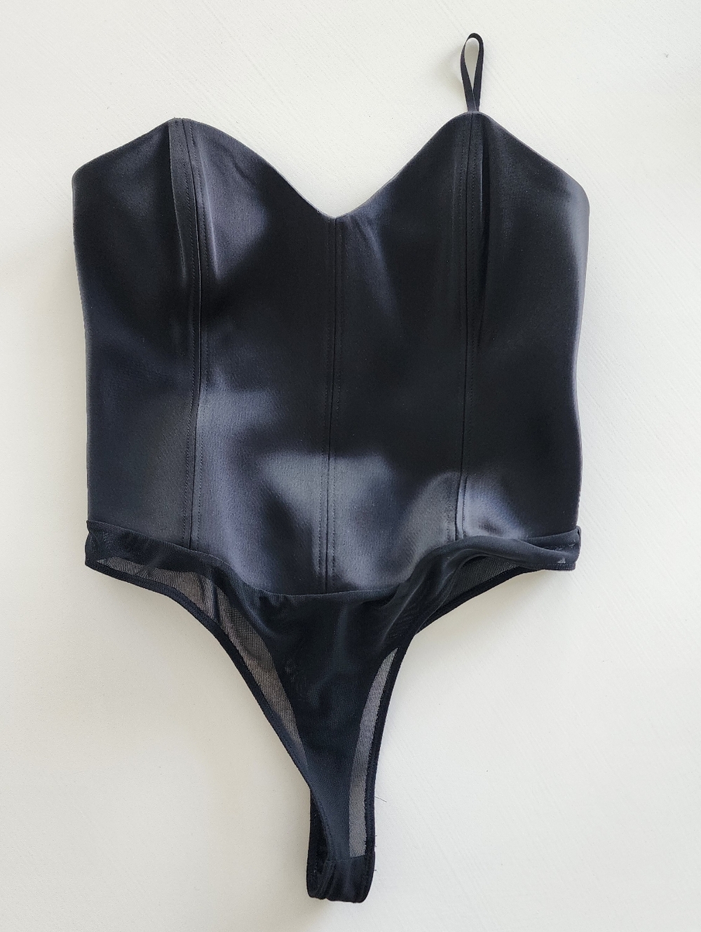 Babaton Satin Corset Bodysuit